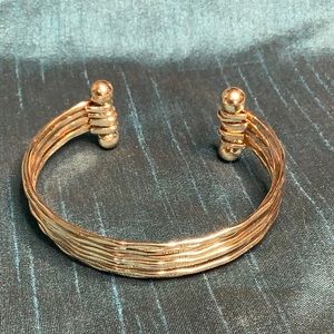 Gold looking cuff bracelet